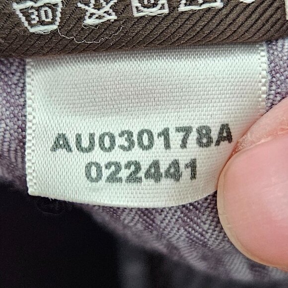 7 For All Mankind The Skinny Eggplant Purple Corduroy Stretch Jean 25 - Picture 11 of 12